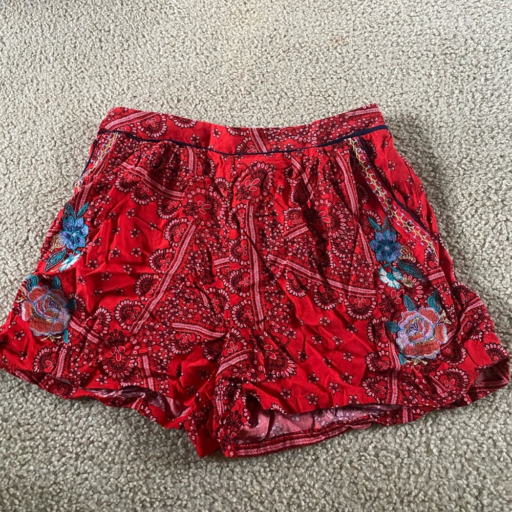 Printed Flowy Shorts